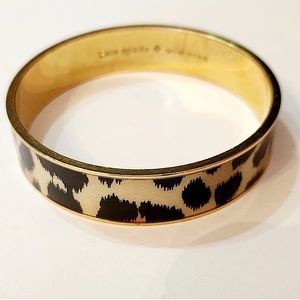 Kate Spade ♠️ Leopard Bangle Bracelet